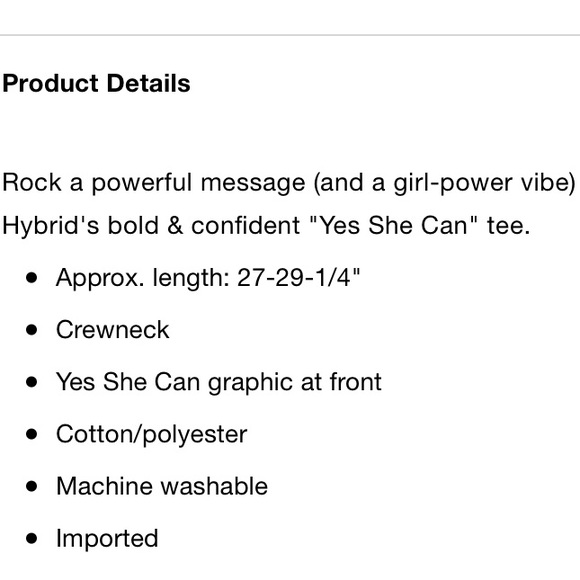 NEW “yes she can” graphic top T-shirt plus size - Picture 5 of 9